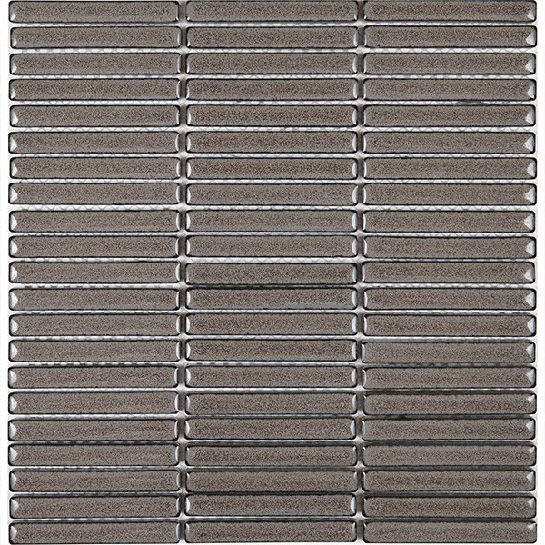 Мозаика из керамогранита на сетке KST3-6R (1,1х9,0) 28,4х29,5x0,6 см