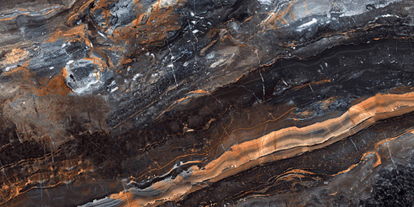 Гранит керамический N20331 LUXURY Lawa Nero POLISHED 60x120х0,9 см