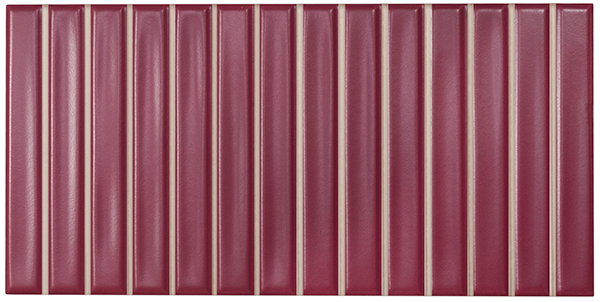 Плитка керамическая 128696 SWEET BARS SB BERRY MATT 12,5x25 см