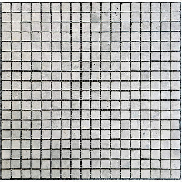 Мозаика из мрамора матовая PIX327 Tundra Grey (1,5x1,5) 30,5х30,5х0,4 см