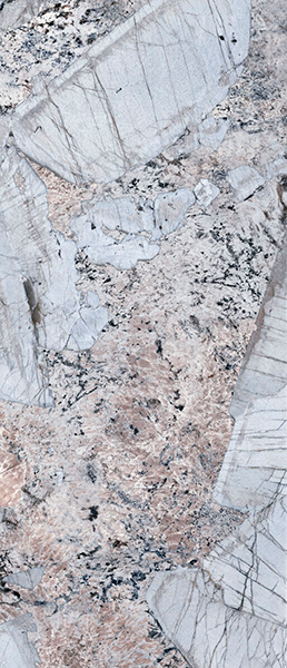 Гранит керамический PF60014653 SUPREME HEDONISM PATAGONIA BLUE LUX 3D RET. 120х280х0,6 см