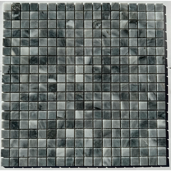 Мозаика из мрамора полированная PIX334 Ice Grey (1,5x1,5) 30,5х30,5х0,4 см