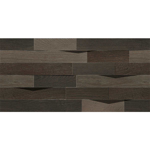 Гранит керамический LES BOIS BATONNET DARK 3D RETT. 29x59 см