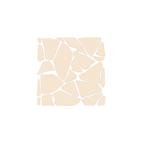 Мозаика керамическая 4101232 NOK Palladiana Crock Ivory 40x40 см