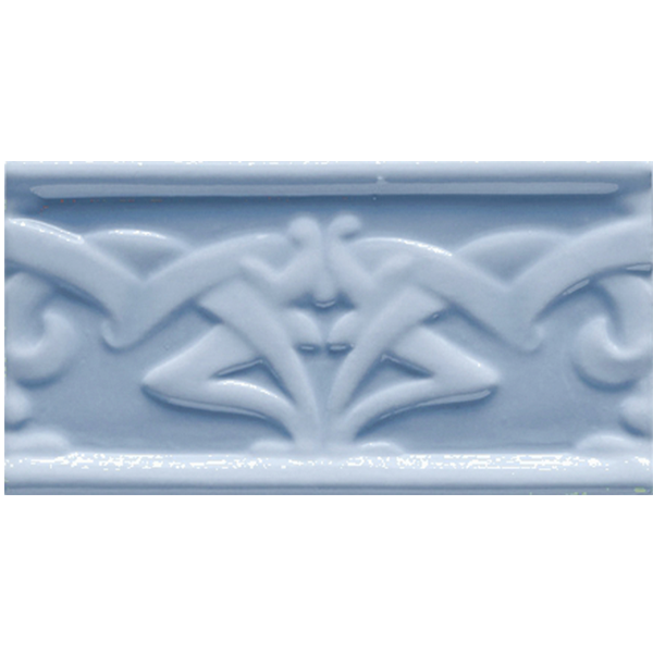 Бордюр керамический настенный LIB600 ESSENZE LIBERTY Genziana 6,5x13 см
