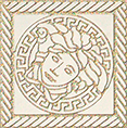 Вставка керамическая 240301 MARBLE TOZZETTO MEDUSA Bianco 11,5x11,5 см