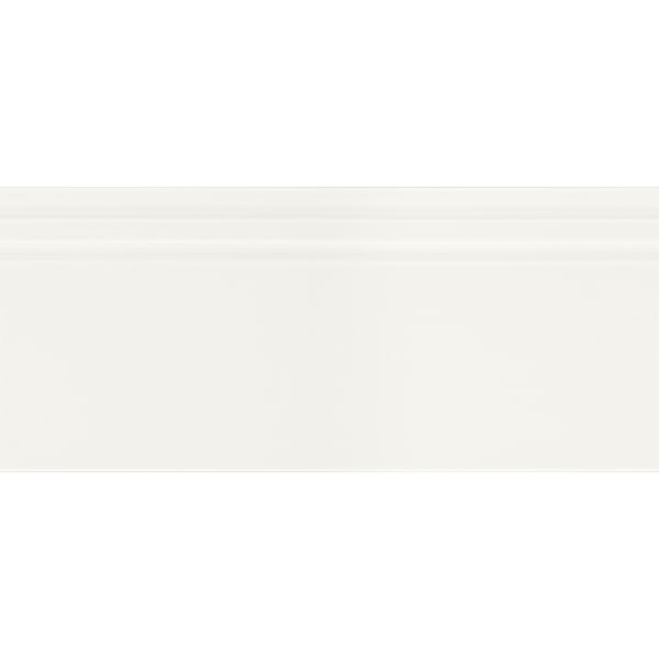 Плинтус керамический ZOELM01 ELEGANCE ZOCCOLO Snow MATT 15х35 см