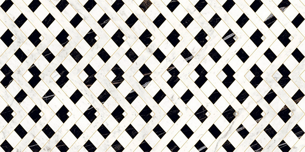 Гранит керамический N12046 LUXURY Carrara Giola Decor POLISHED 60x120х0,9 см