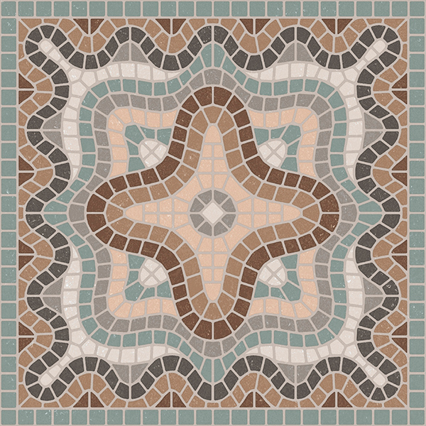 Гранит керамический N100103 MONOTONE Gravel Decor Matt 20x20 см