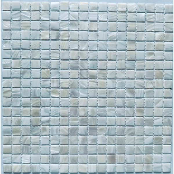 Мозаика из натурального перламутра глянцевая PIX769 Super White (1,5x1,5) 30х30x0,2 см