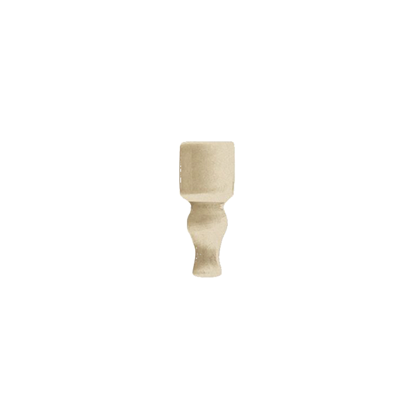 Уголок керамический наружный для бордюра FIAE2 EPOQUE ANGOLO FINALE Dark Ivory CR 2x6,5 см