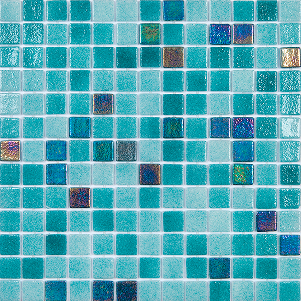 Мозаика стеклянная полиуретановая сцепка Murano (2,5х2,5 см) 34х34x0,4 см