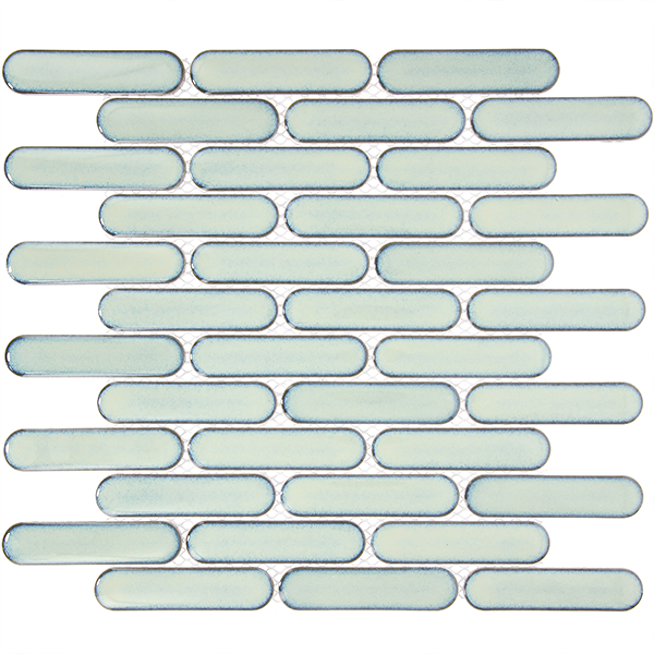 Мозаика из керамогранита на сетке KSR3-MINT (2,9х9,8) 30,0х30,0x0,6 см