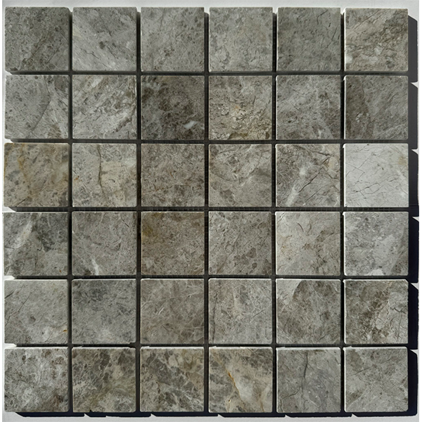 Мозаика из мрамора полированная PIX332 Tundra Grey (4,8x4,8) 30,5х30,5х0,6 см
