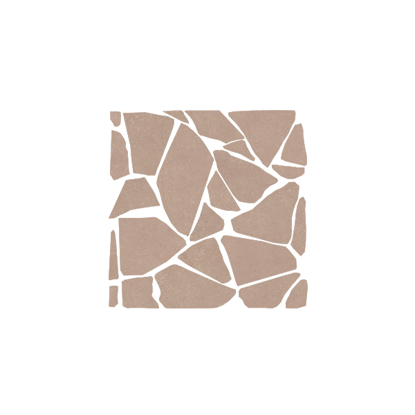 Мозаика керамическая 4101231 NOK Palladiana Crock Taupe 40x40 см