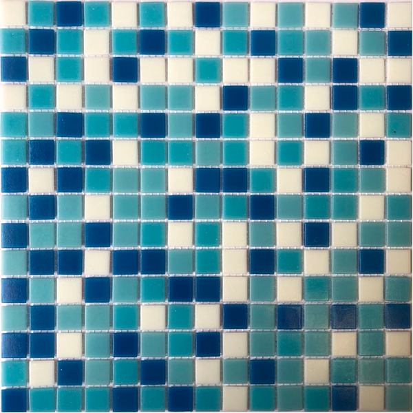 Мозаика из стекла матовая PIX107 (2x2) бумага 31,6х31,6x0,4 см