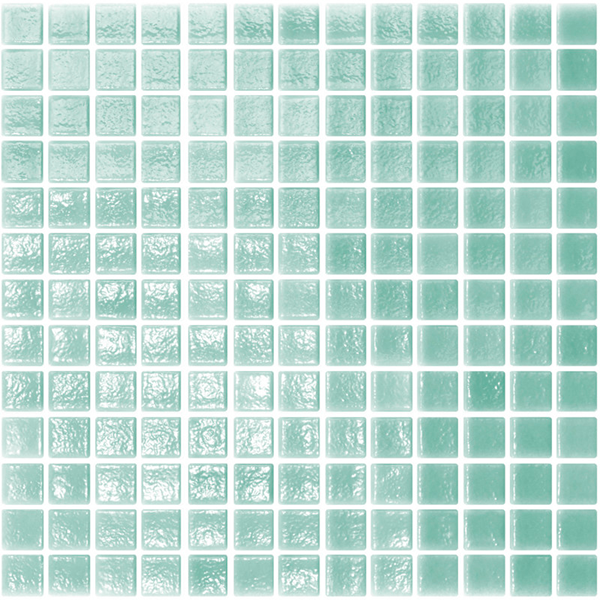 Мозаика стеклянная полиуретановая сцепка Niebla Menta (2,5х2,5 см) 34х34x0,4 см