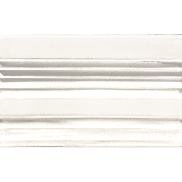 Бордюр керамический TEP1 EPOQUE TERMINALE PITTI Bianco MATT. 12x20 см