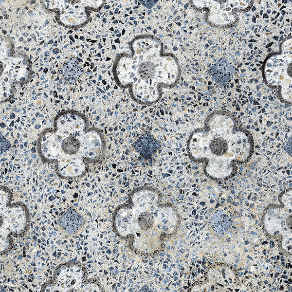 Гранит керамический ORANGERIE 128754 BOBOLI DECO NAT RETT 60x60x0,7 см