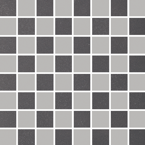Мозаика керамическая MOR16 RETRO Coal-Silver (3,5х3,5) 30x30 см  
