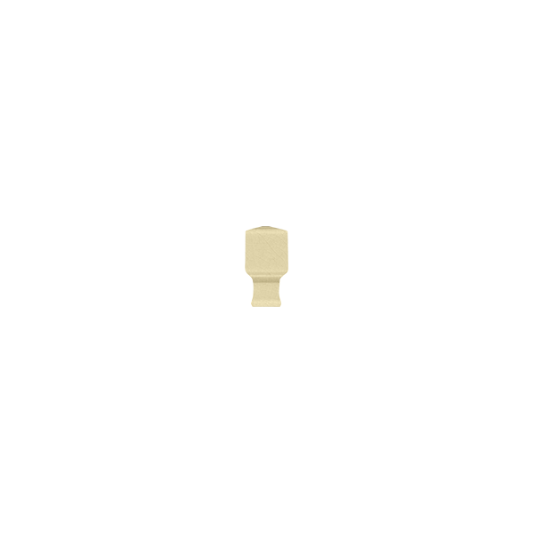 Угловой элемент для бордюра BOAELQ2 ELEGANCE ANGOLO BORDURA Bone Craquele 1,5x3,5 см