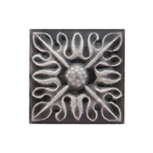 Вставка керамическая настенная TACO RELIEVE FLOR Nº2 VOLCANICO 3х3 см