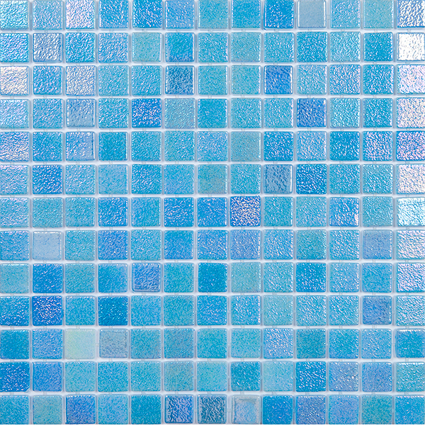 Мозаика стеклянная полиуретановая сцепка G322 (2,5х2,5 см) 34х34x0,4 см