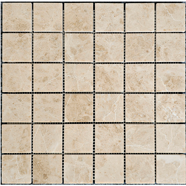 Мозаика из мрамора полированная PIX326 Cappucino (4,8x4,8) 30,5х30,5х0,6 см