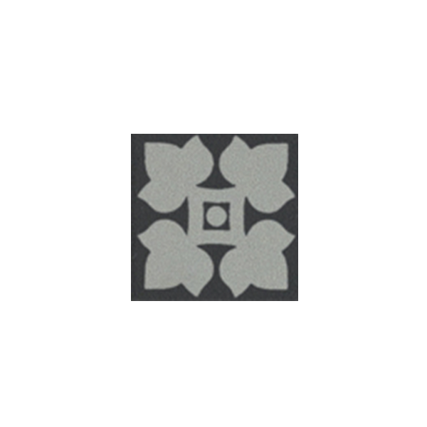 Вставка керамическая декоративная OETDB6 OLD ENGLAND TOZZETTO BLACK London 4х4 см