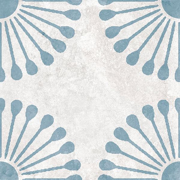 Гранит керамический N100128 PALMAS White Decor 4 20x20 см