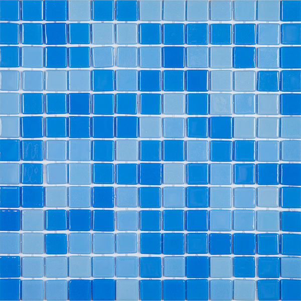Мозаика стеклянная полиуретановая сцепка Mauricio (2,5х2,5 см) 34х34x0,4 см