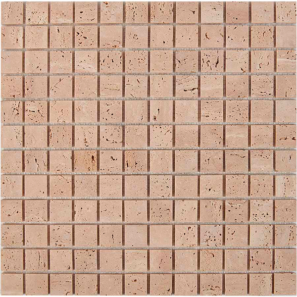 Мозаика из травертина матовая PIX258  Travertine (2,3x2,3) 30х30x0,4 см