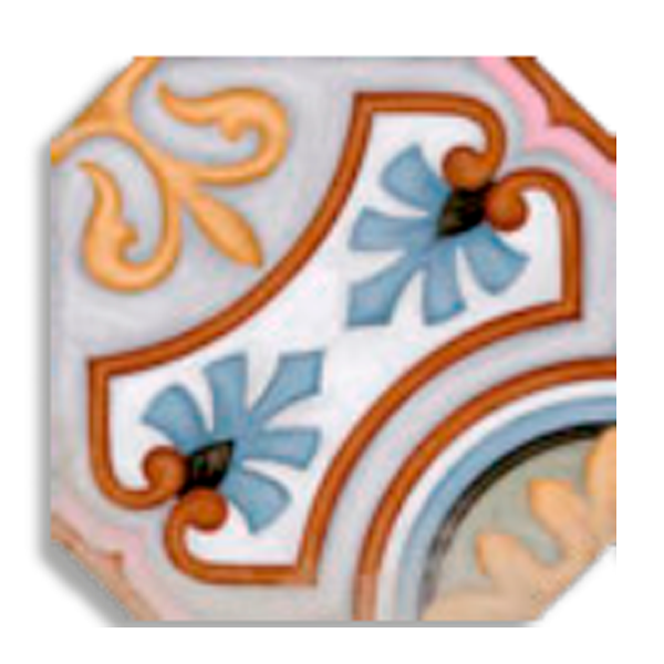 Гранит керамический OCTOGONO Diglas Multicolor 20х20 см