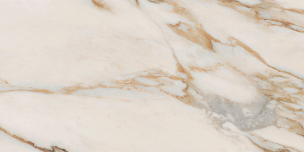 Гранит керамический 0009118 SENSI SIGNORIA Calacatta Vena Oro LUX RET. 60х120x0,9 см   