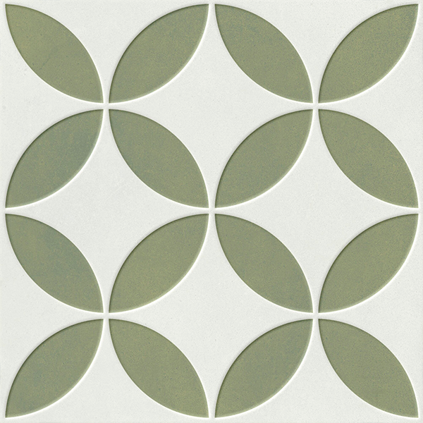 Гранит керамический 37798 MAYARI GREEN PETALS LT 22,3х22,3 см