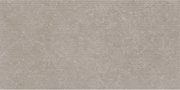 Гранит керамический LIMESTONE 05601A ENGLISH GREY RIBBED NAT RET 60x120х0,85 см