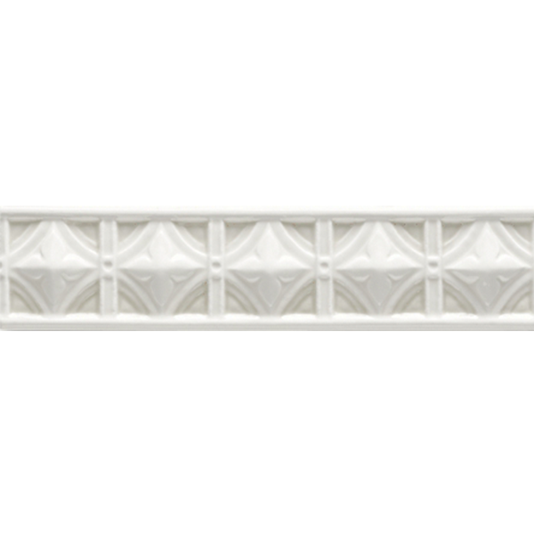Бордюр керамический настенный NEO1000 ESSENZE NEOClASSICO Bianco CR 6x26 см