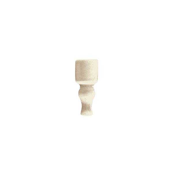 Уголок керамический наружный для бордюра FIAE10 EPOQUE ANGOLO FINALE Beige/Ivory MATT. 2x6,5 см