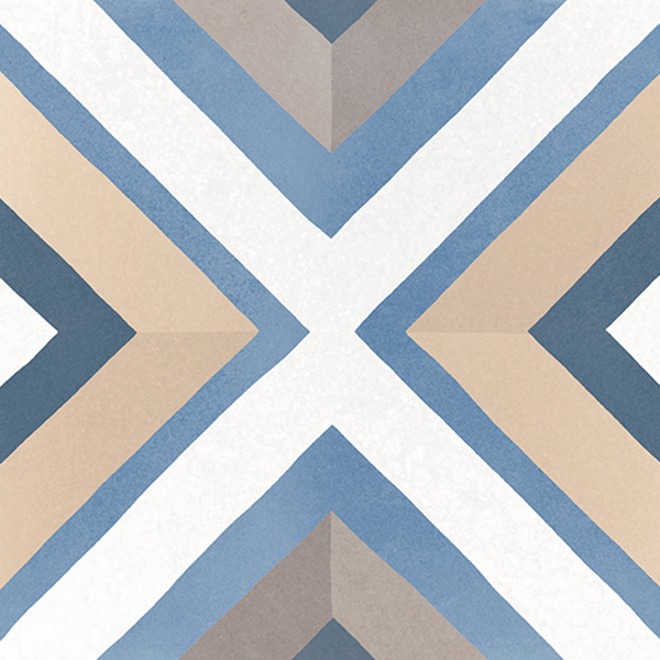 Плитка керамическая напольная 22119 CAPRICE DECO Square Colours 20х20 см