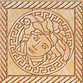 Вставка керамическая 240302 MARBLE TOZZETTO MEDUSA Oro 11,5x11,5 см