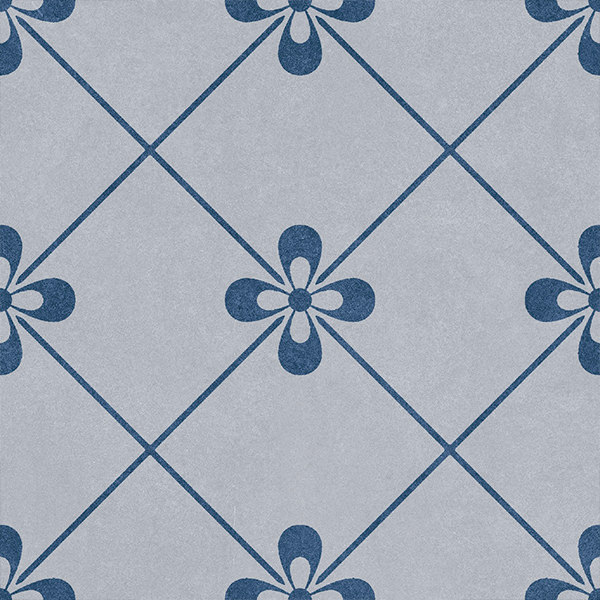 Гранит керамический N100087 LEVELS Blanc Decor 1003 20x20 см