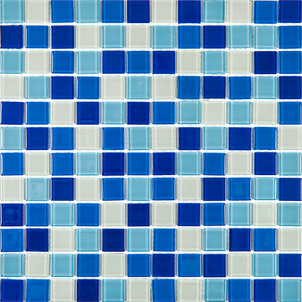 Мозаика из стекла на сетке CH4001РМ (2,5x2,5) 30,0х30,0x0,4 см