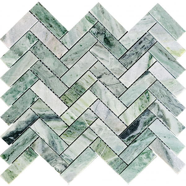 Мозаика из мрамора полированная PIX320 Jet Green (2,3x2,7) 31,7х28,2х0,6 см