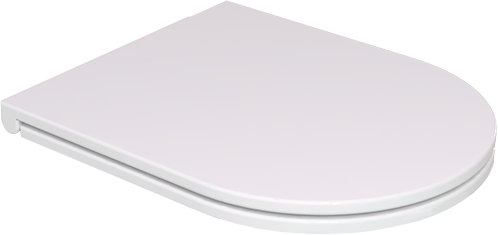 Крышка с сиденьем для подвесного унитаза LIKE с микролифтом, белый глянец
