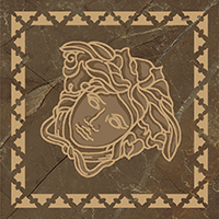 Вставка керамическая 262593 EMOTE TOZZETTI Pulpis Marrone 10x10 см