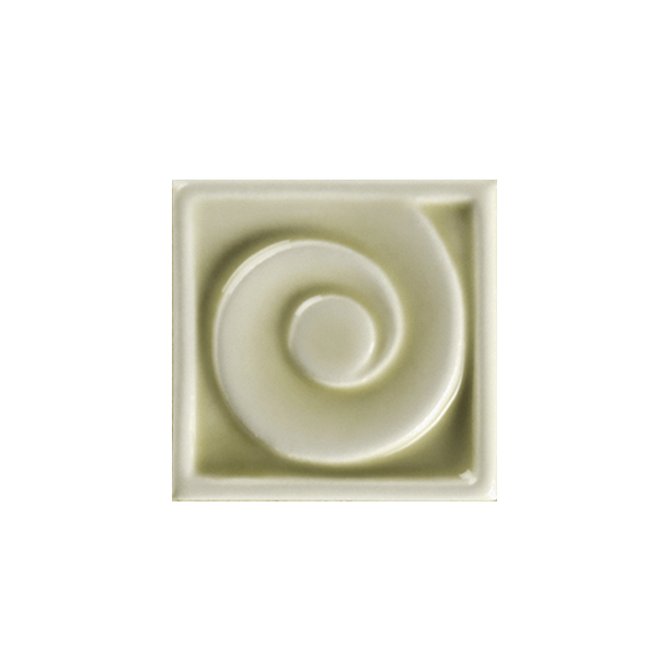 Вставка керамическая настенная TOD08 ESSENZE ONDA Felce CR 5,5x5,5 см
