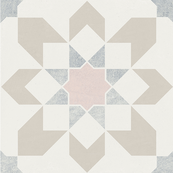 Плитка керамическая 39601 DOHA Taupe FLOWER SP/22,3 22,3x22,3 см