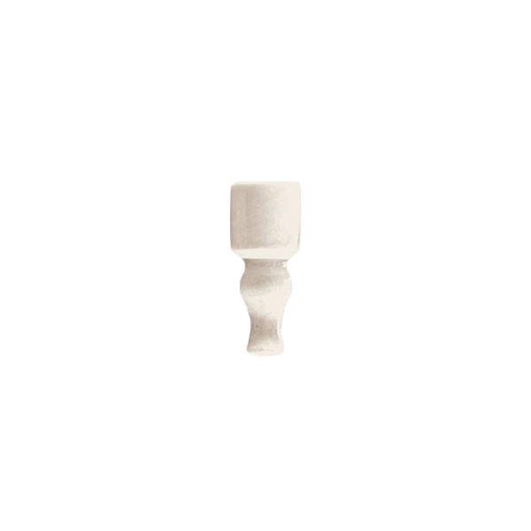Уголок керамический наружный для бордюра FIAE5 EPOQUE ANGOLO FINALE Bianco CR 2x6,5 см