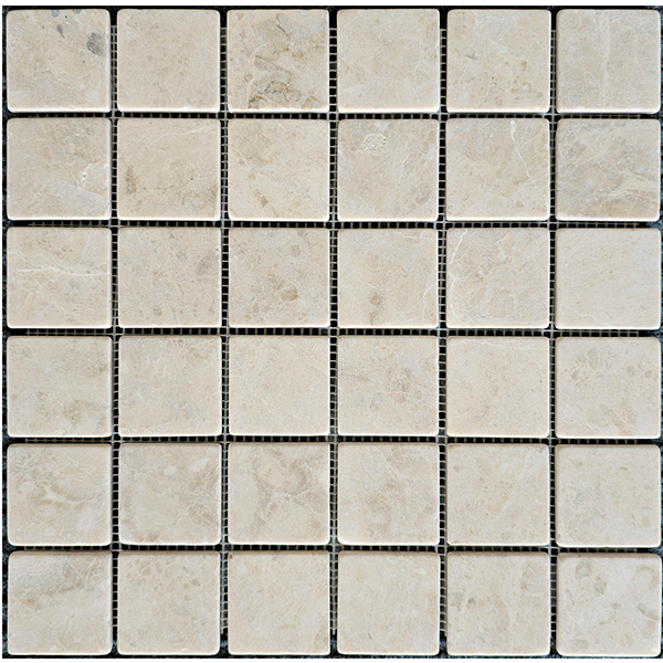 Мозаика из мрамора матовая PIX325 Cappucino (4,8x4,8) 30,5х30,5х0,6 см