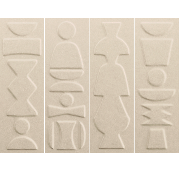 Плитка керамическая настенная 4101221 NOK Totem Ivory 6,5х20 см